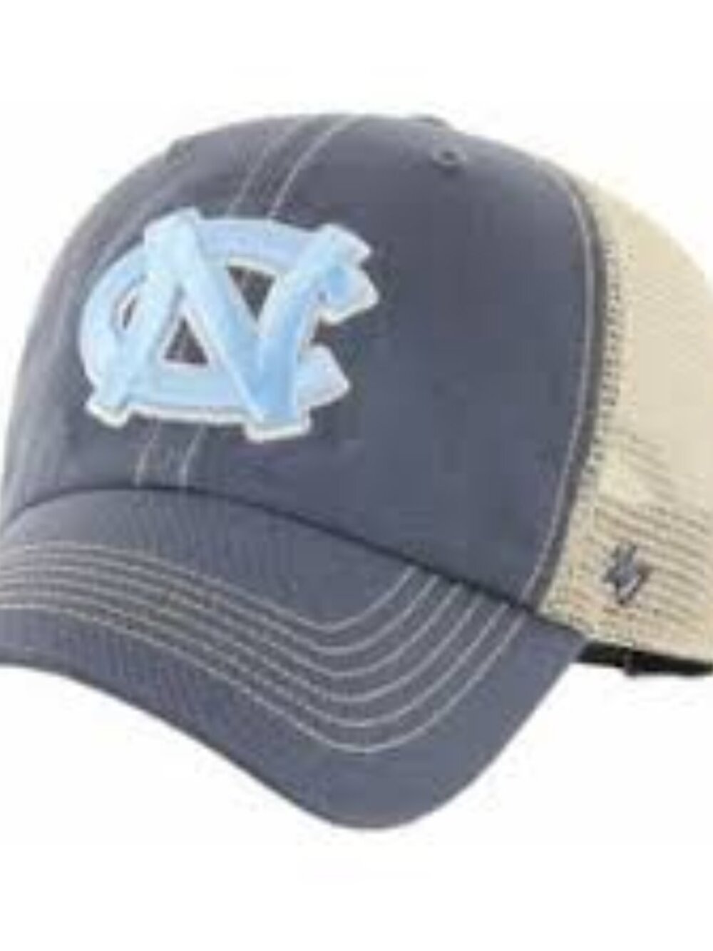 47 Men's North Carolina Tar Heels Trawler Clean Up Adjustable Hat, One Size